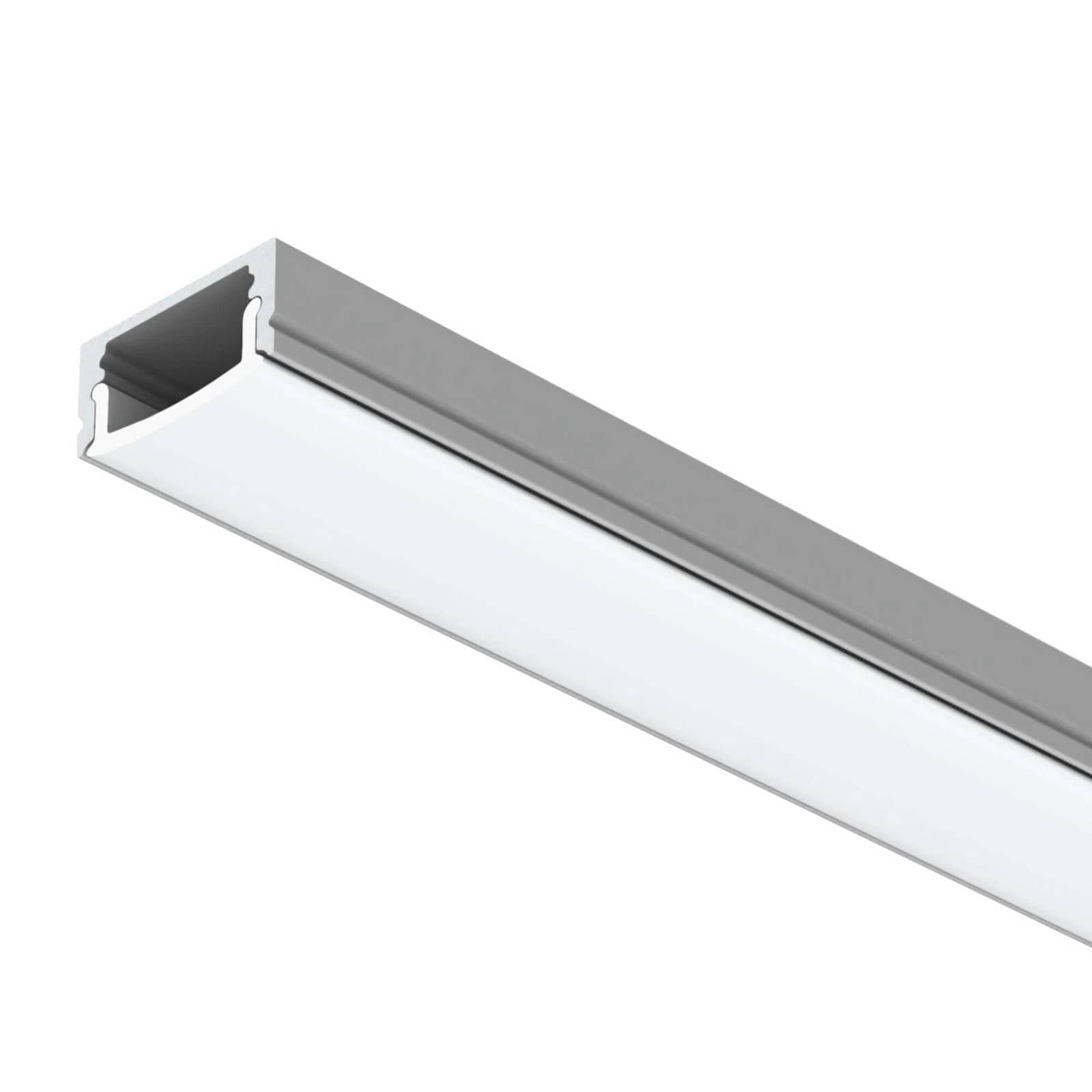 SLC LED pásikový profil A1, hliník, dĺžka 2 m, výška 8 mm Konštrukcia