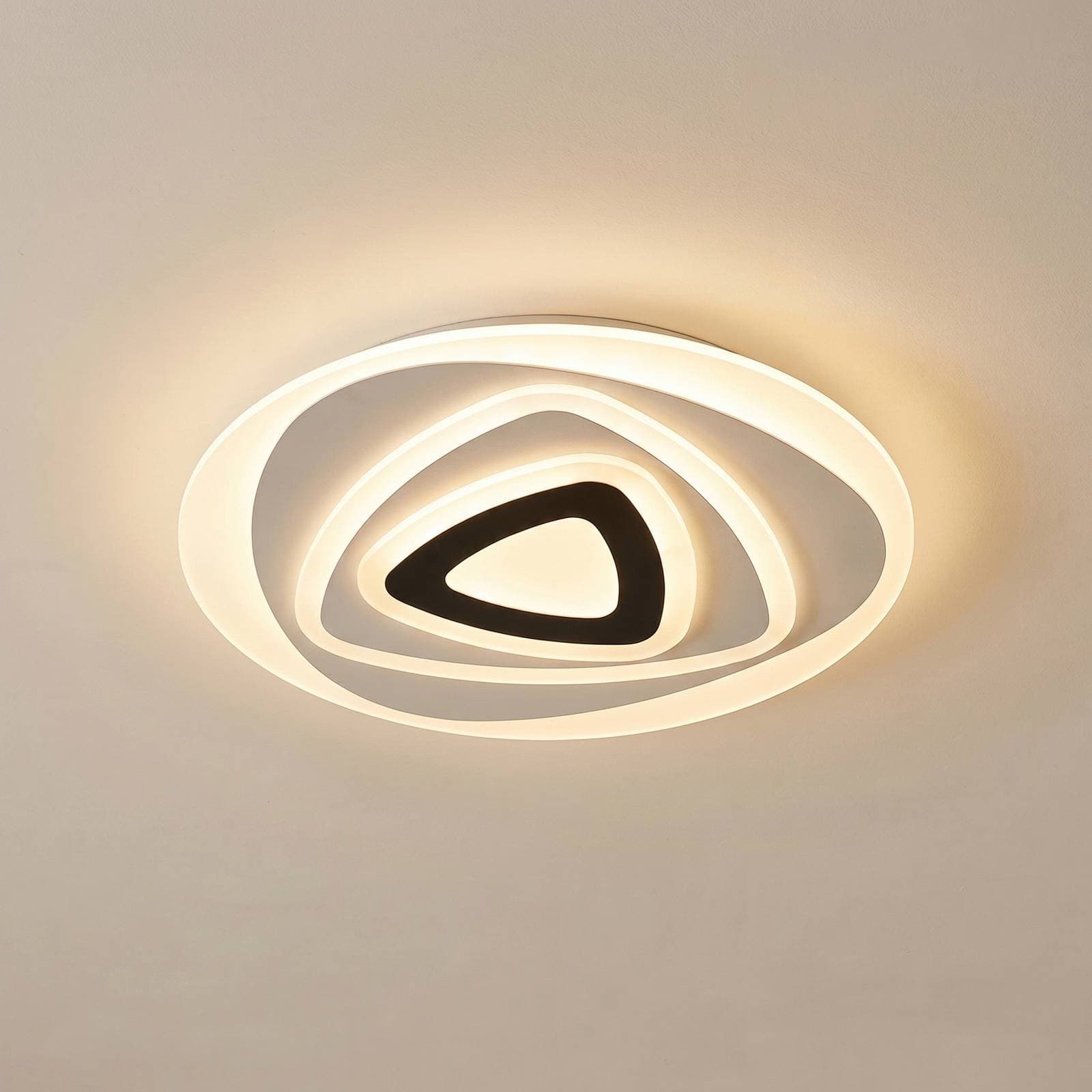 Lindby stropné LED svetlo Rebeka, Ø 70 cm, CCT, diaľkové ovládanie