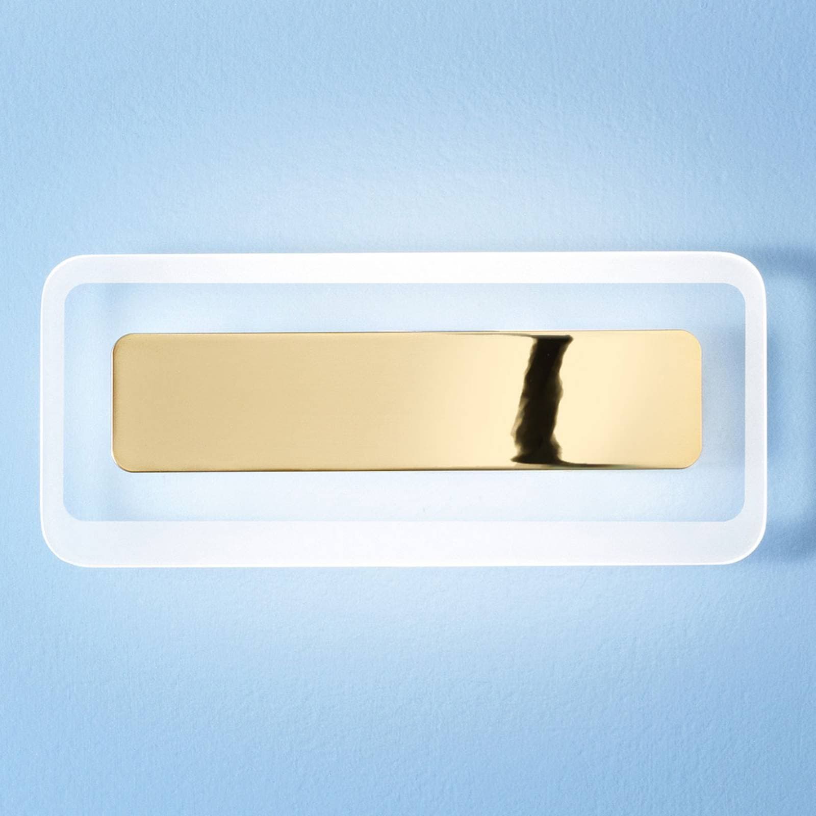 Nástenné LED svietidlo Antille zlaté 31,4 cm
