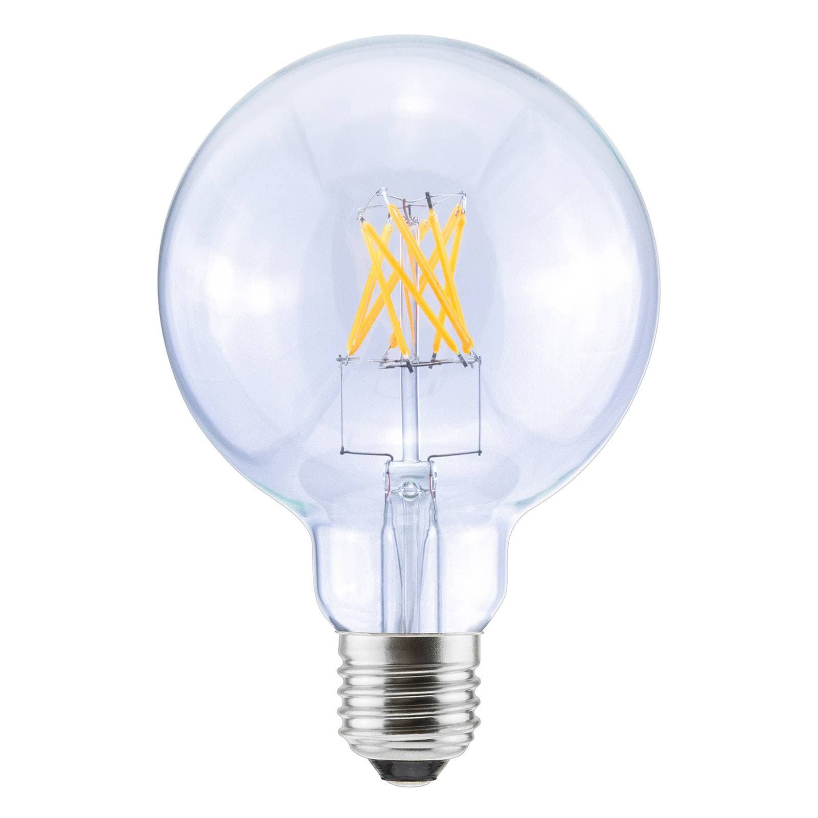 SEGULA LED guľa G95 E27 6,5 W 2 700 K stmievateľná číra