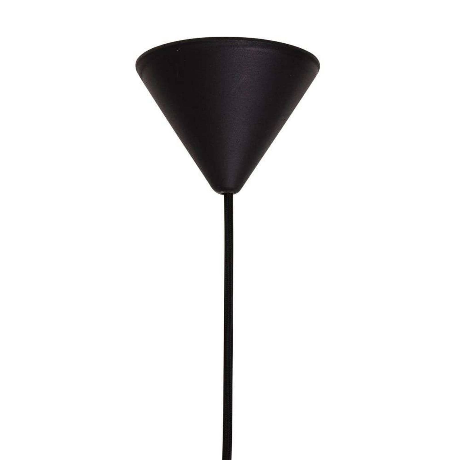 Globen Lighting závesné svietidlo COBBLER, hnedé, Ø 25 cm