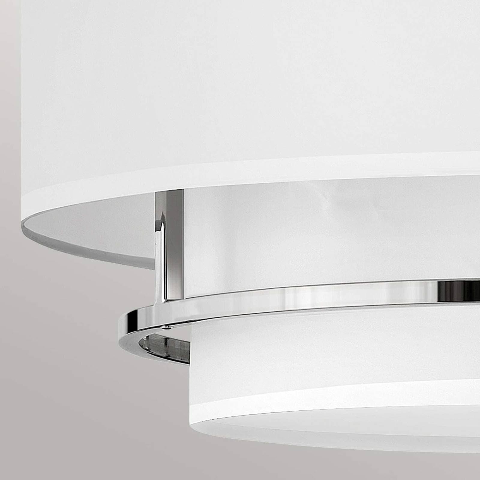 Závesné svietidlo Graham Duo Mount 4 svetlá Ø 58,4 cm leštený nikel