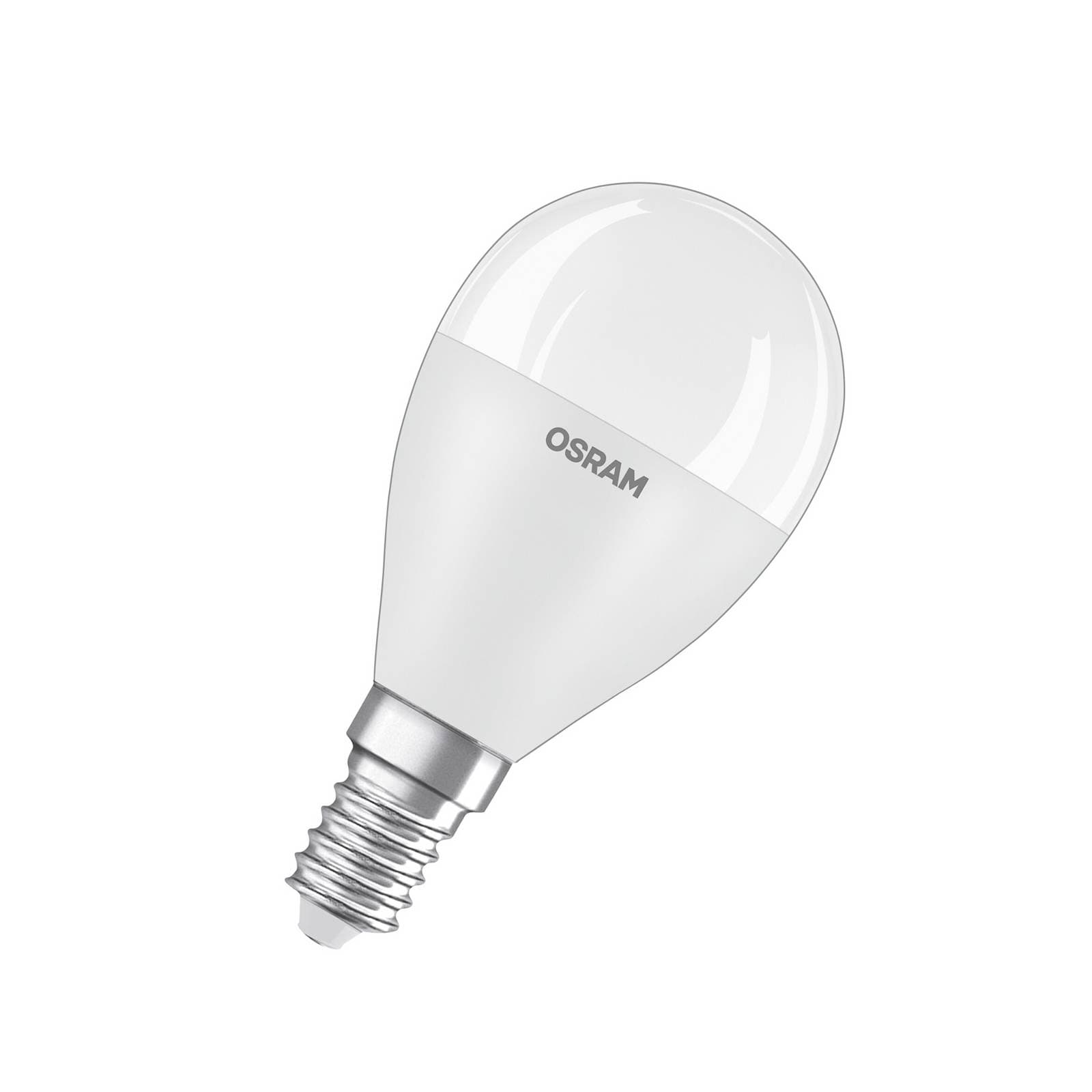 OSRAM LED Classic Star, kvapka, matná, E14, 7,5 W, 4 000 K