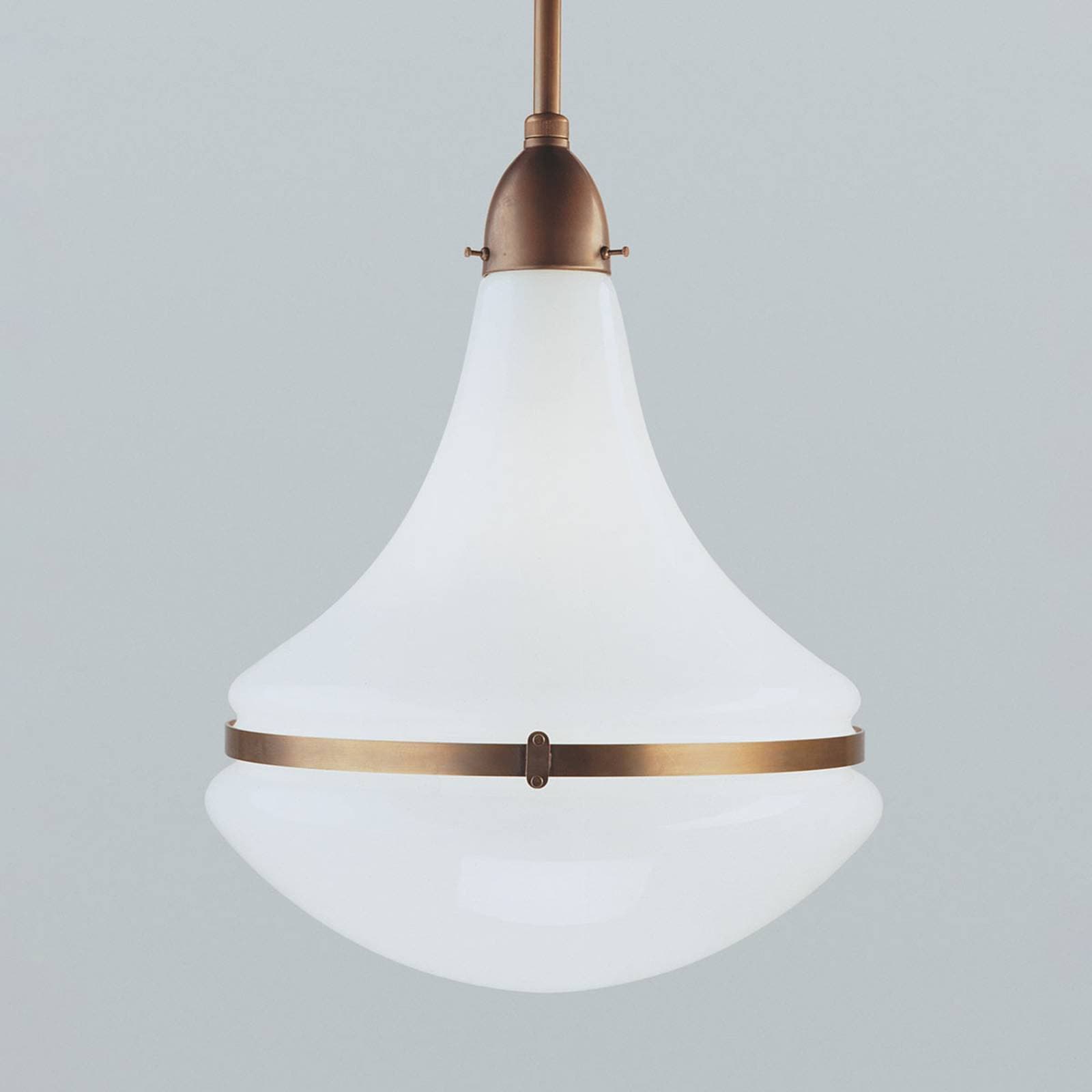 Závesná lampa Frida z mosadze, Ø 34 cm