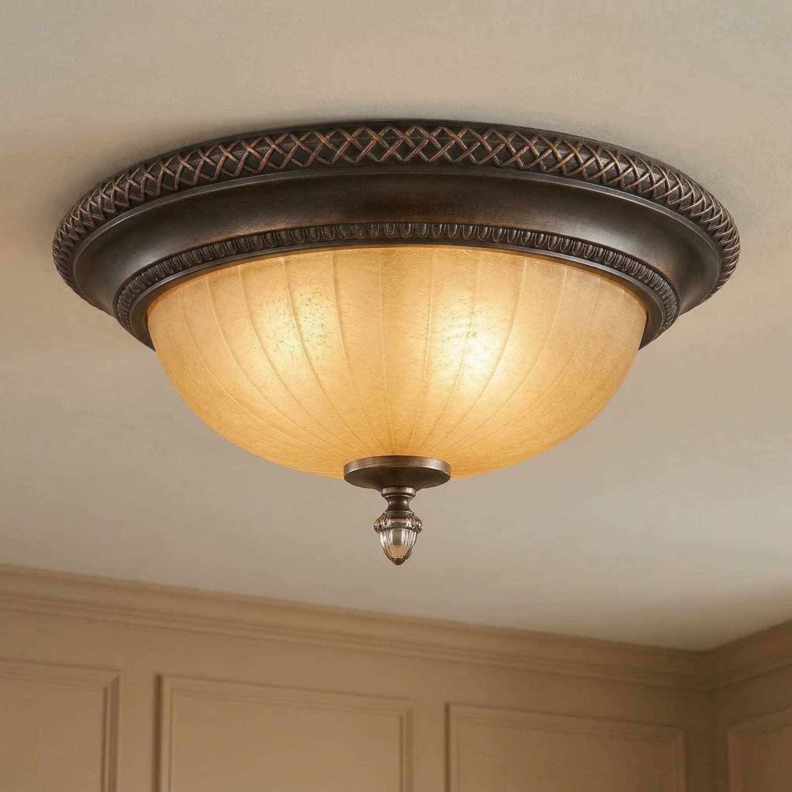 Okrúhle stropné svietidlo Kelham Hall