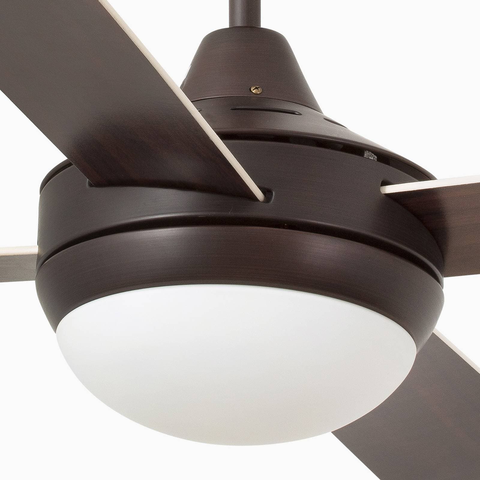 Stropný ventilátor Icaria L so svetlohnedou/mahagónovou farbou