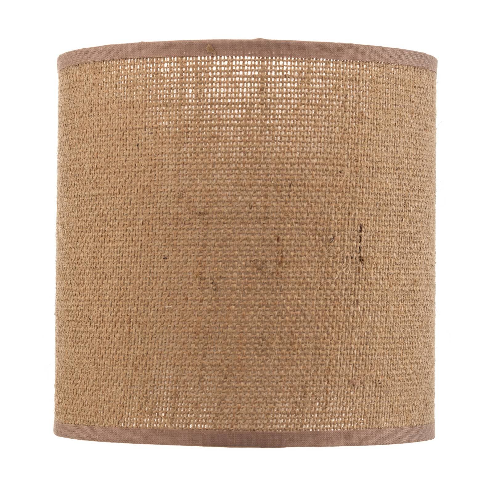 Tienidlo na lampu Roller, svetlo hnedé, Ø 15 cm, výška 15 cm