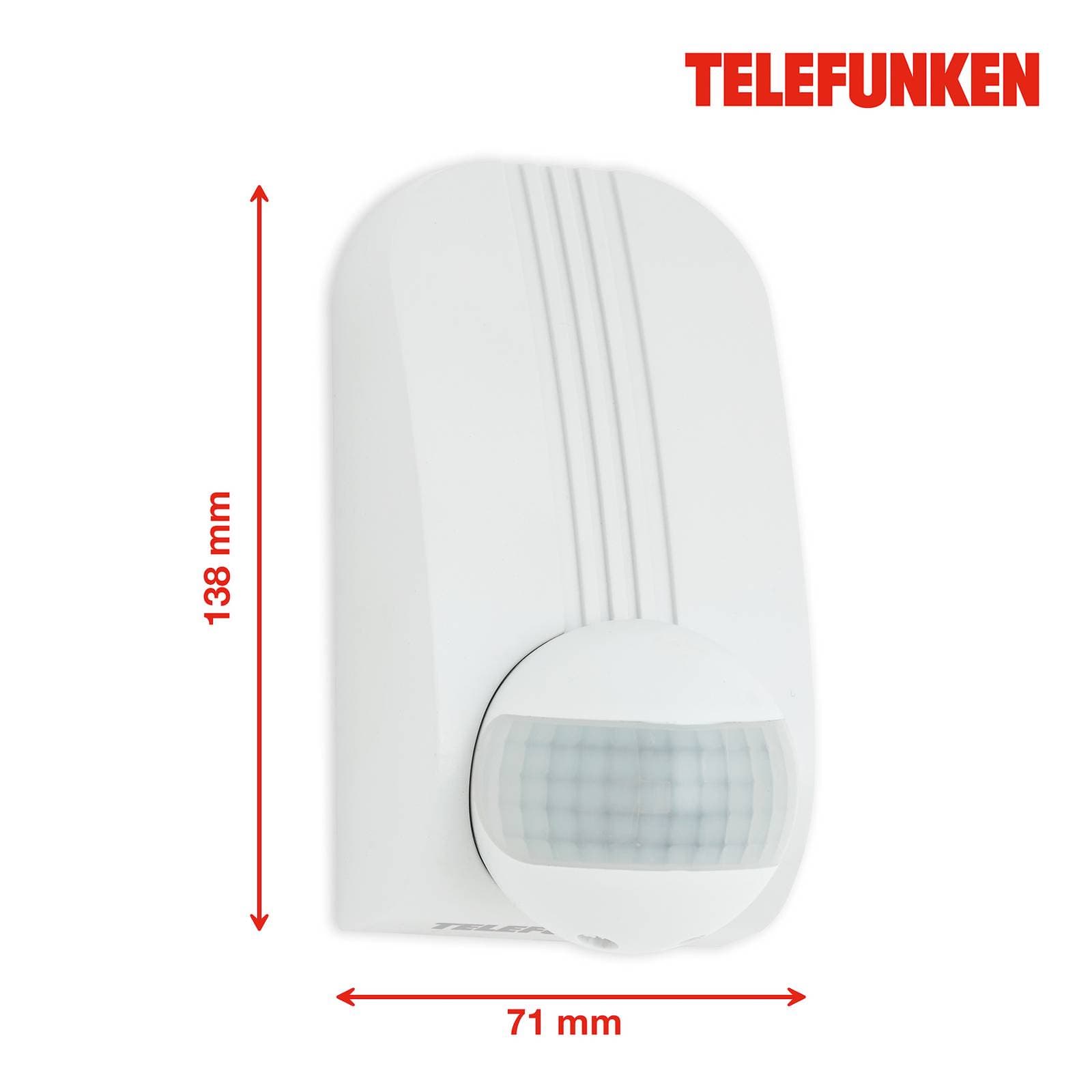 Detektor pohybu Funchal, max. 1 000 W LED, biela