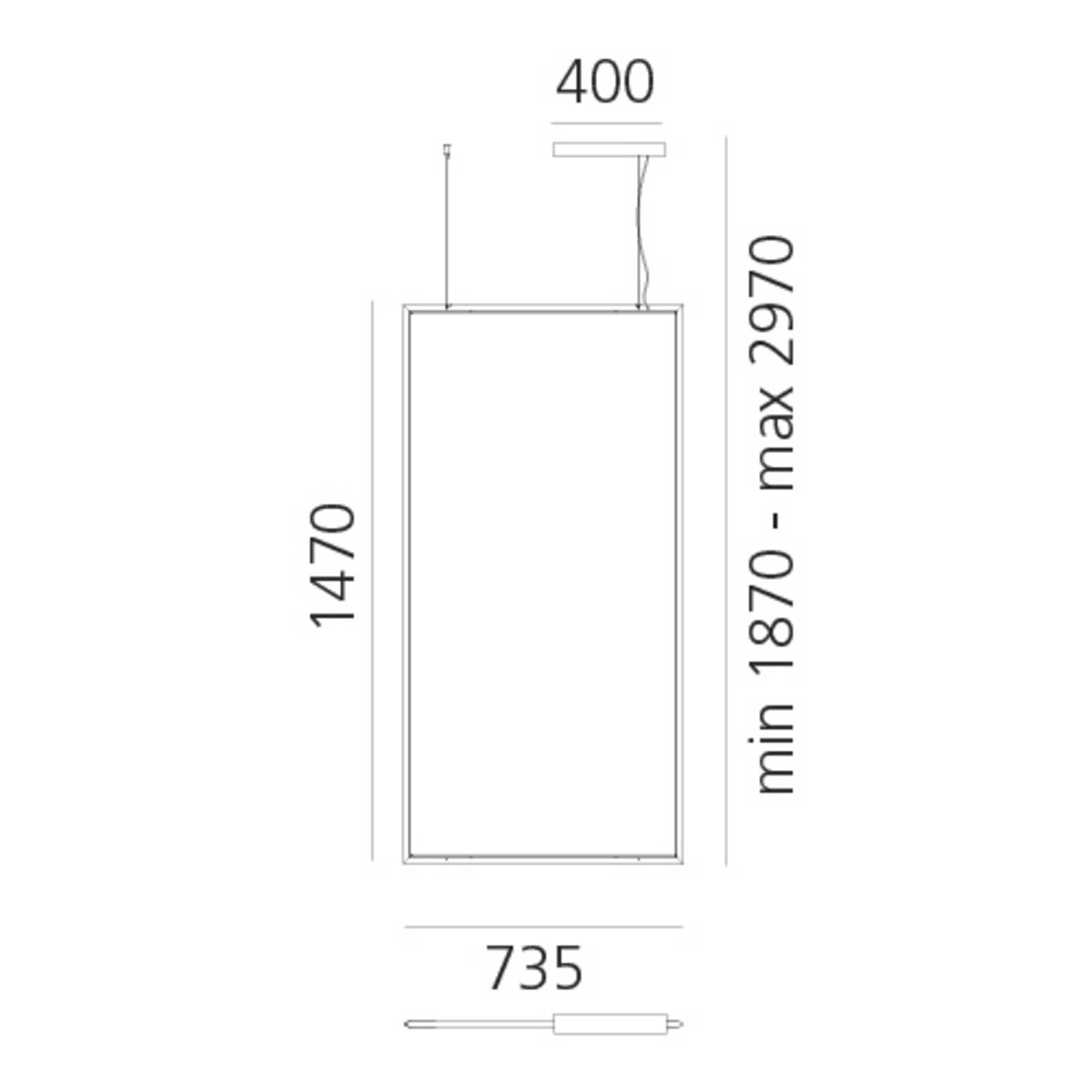 Artemide Discovery Rectangular APP čierna CCT