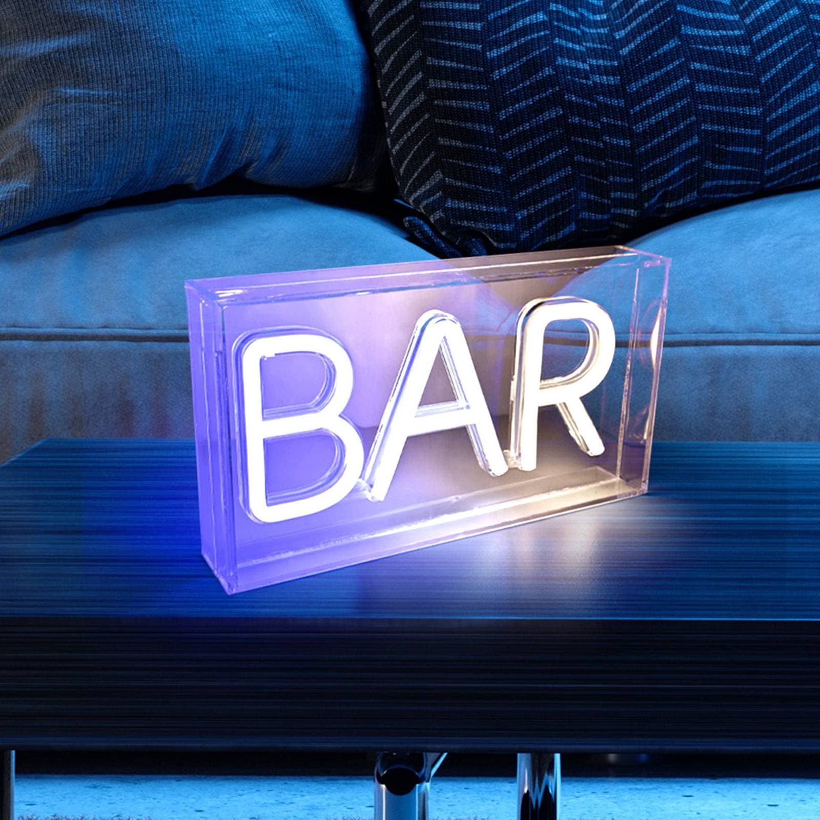 Stolová LED lampa Neon Bar, USB
