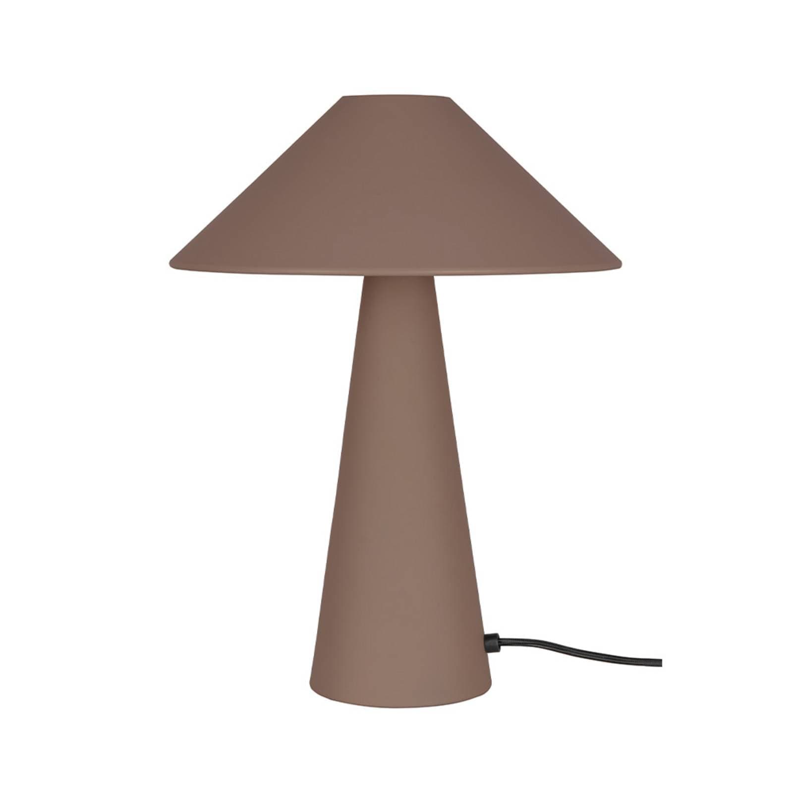 Globen Lighting stolová lampa Cannes, hnedá, výška 40 cm