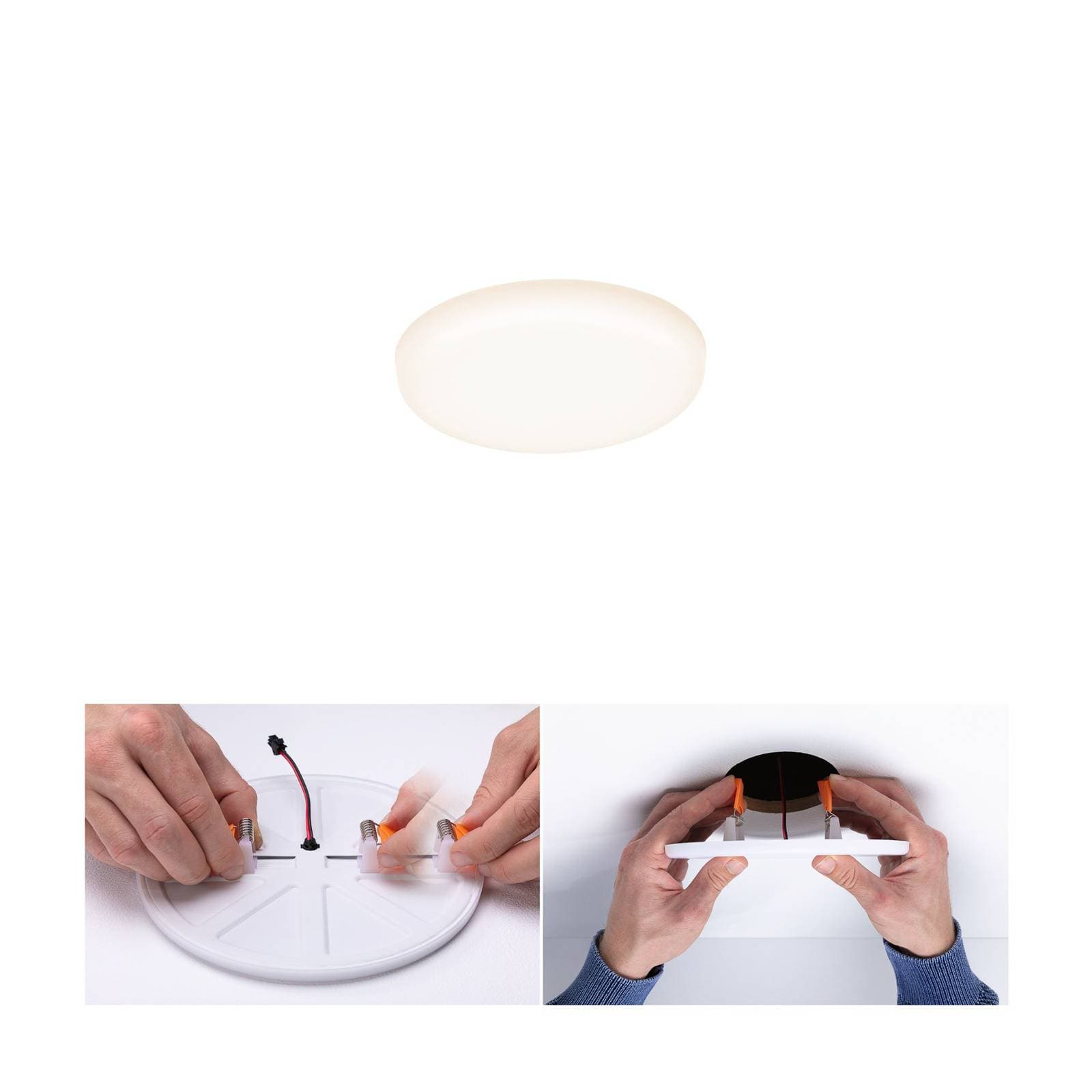 Paulmann LED panel Veluna 3 000 K okrúhly 7,5 cm