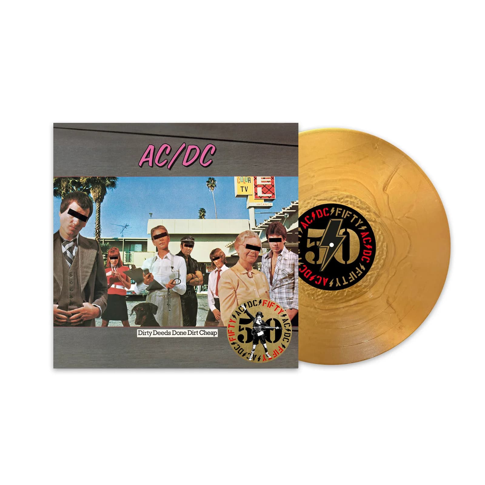 Vinyl AC/DC - Dirty Deeds Done Dirt Cheap (50th Anniversary Edition) (Metallic Gold Vinyl)