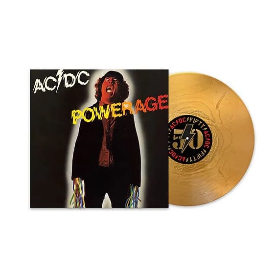 Vinyl AC/DC - Powerage (50th Anniversary Edition) (Metallic Gold Vinyl)
