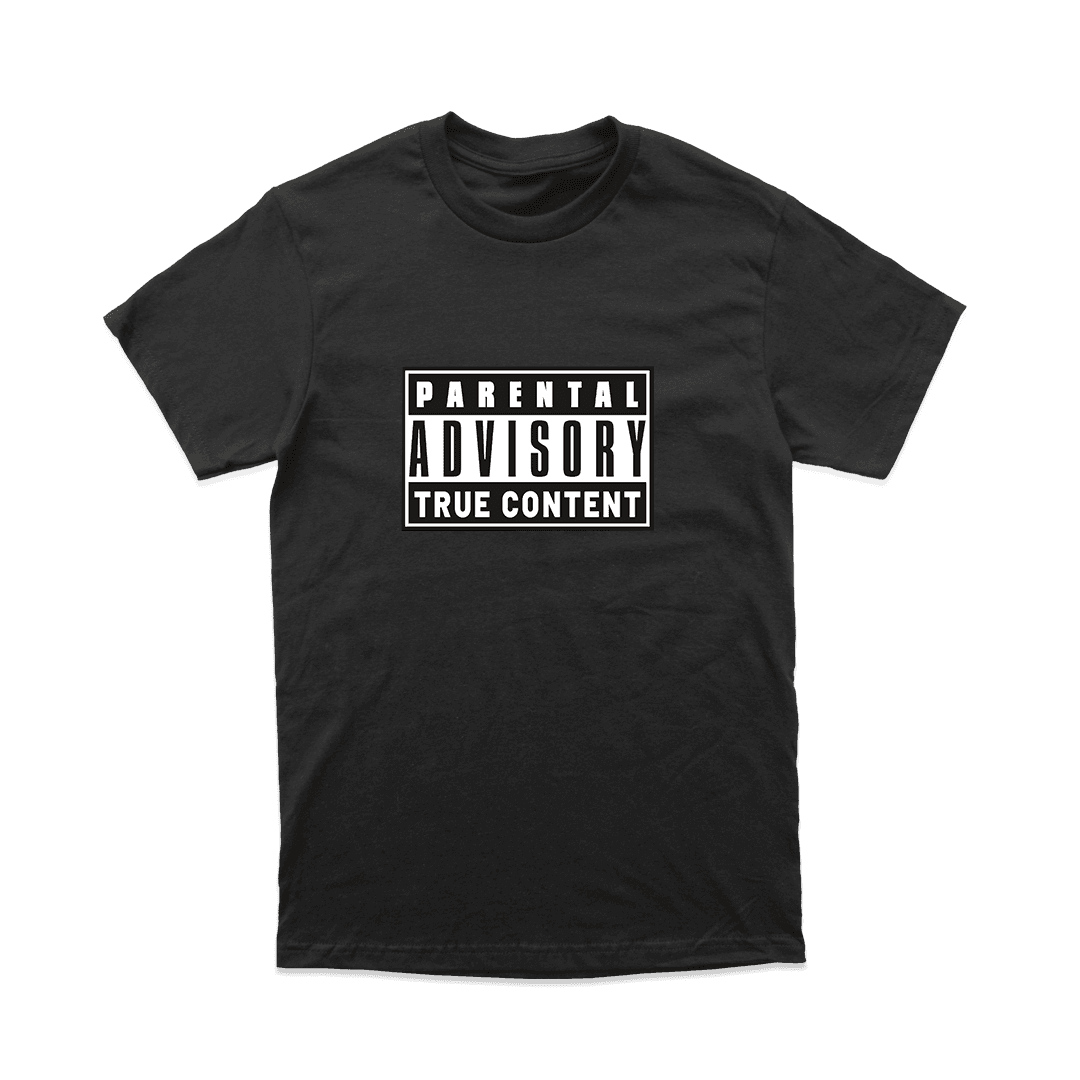 Tričko Alan Murin - True Content, Unisex,Čierna,3XL