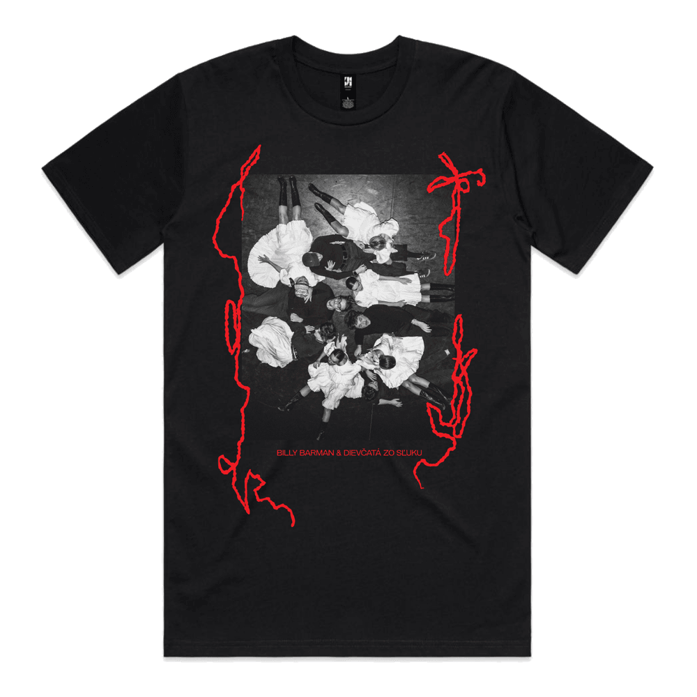 Tričko Billy Barman - BB x SĽUK - Logo, Unisex,Čierna,M