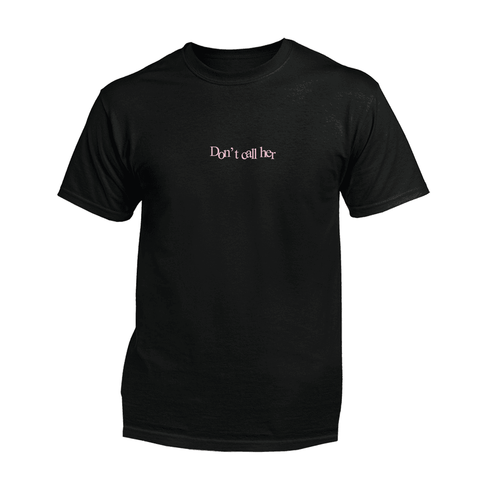 Tričko Call Dominika - Don't call her, Unisex,Čierna,M