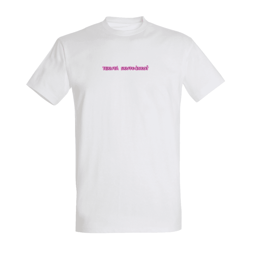 Tričko Call Dominika - Tekutá skutočnosť, Unisex,Biela,S