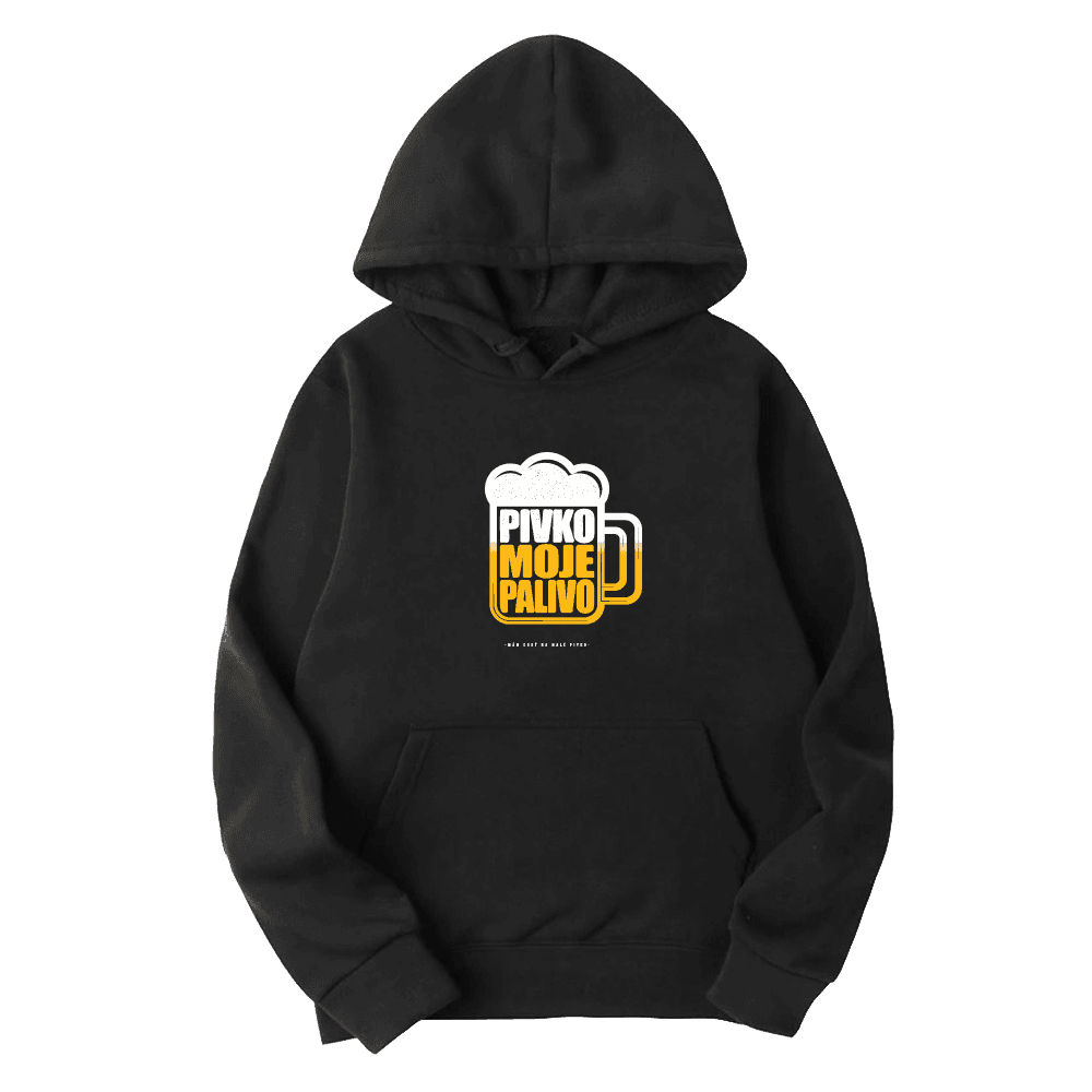 Mikina Cico Band - Pivko je moje palivo, Unisex,Black,M
