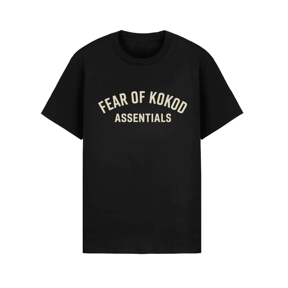 Tričko Dame - Fear of kokod, Unisex,Čierna,M
