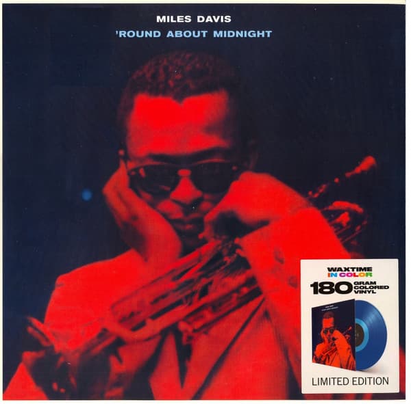 Vinyl Miles Davis - 'Round About Midnight (Transparent Blue Vinyl)