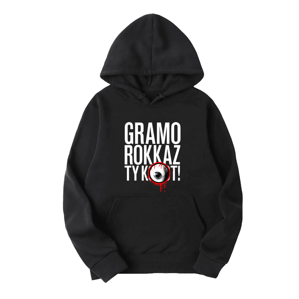 Mikina Gramo Rokkaz - GR Ty KKT!, Unisex,Čierna,M