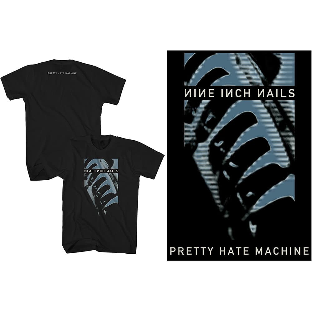 Tričko Nine Inch Nails - Pretty Hate Machine, Unisex,Čierna,S