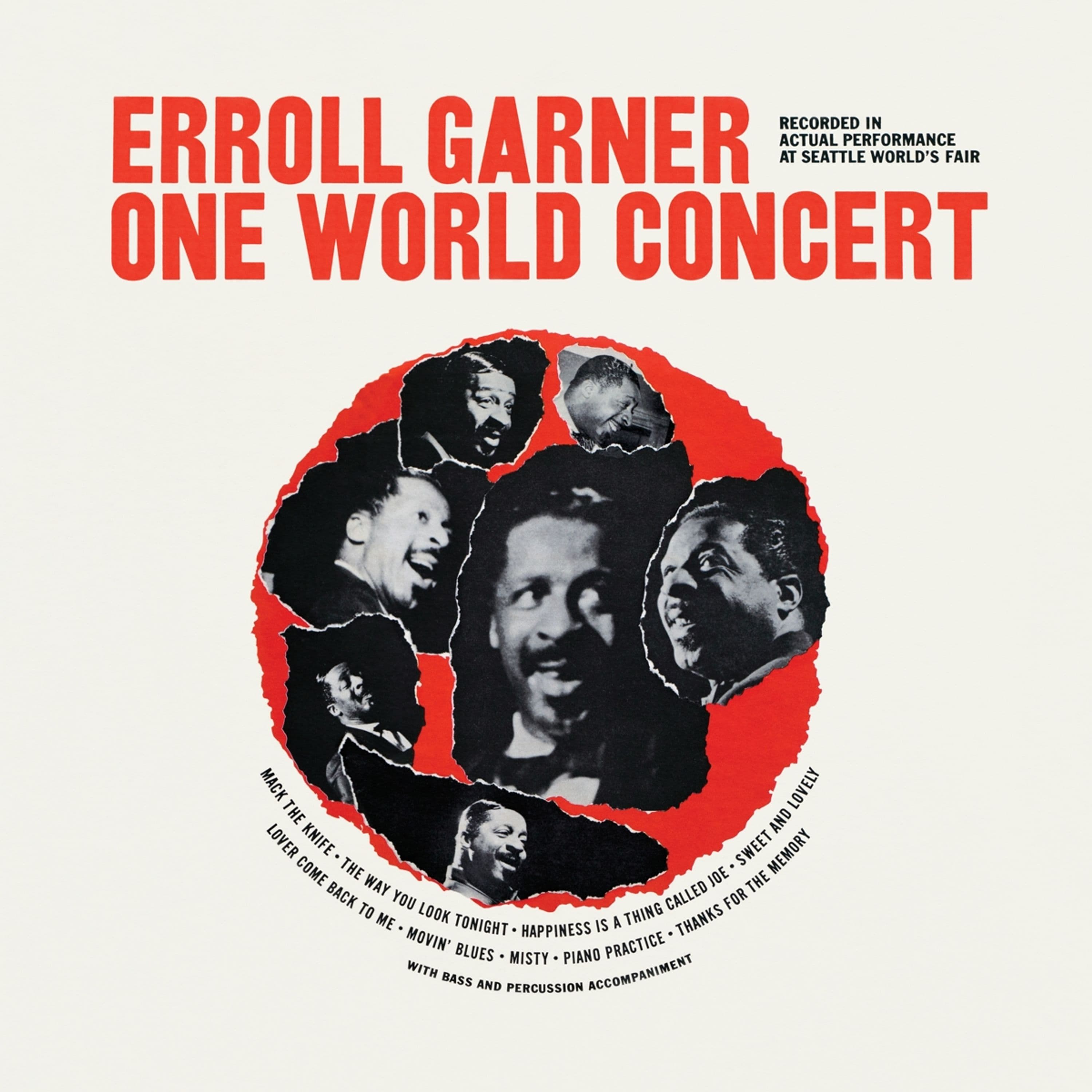 CD Erroll Garner - ONE WORLD CONCERT