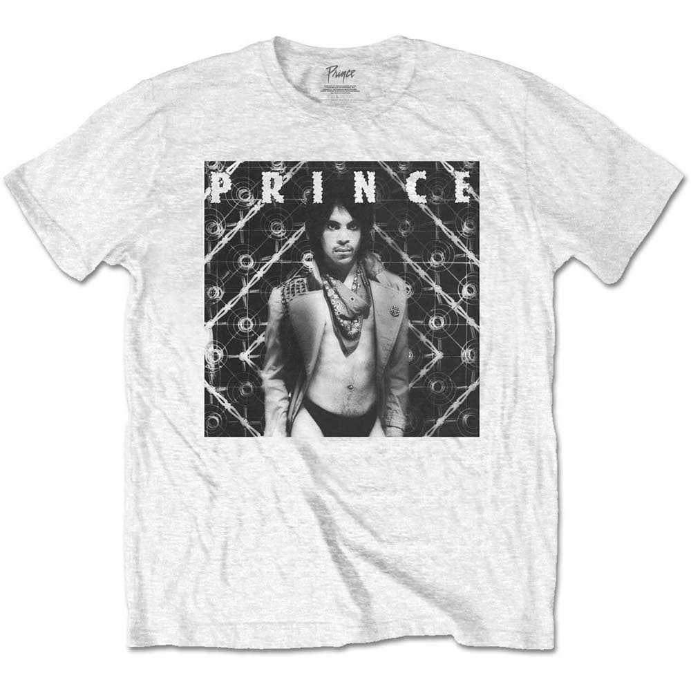 Tričko Prince - Dirty Mind, Unisex,Biela,M