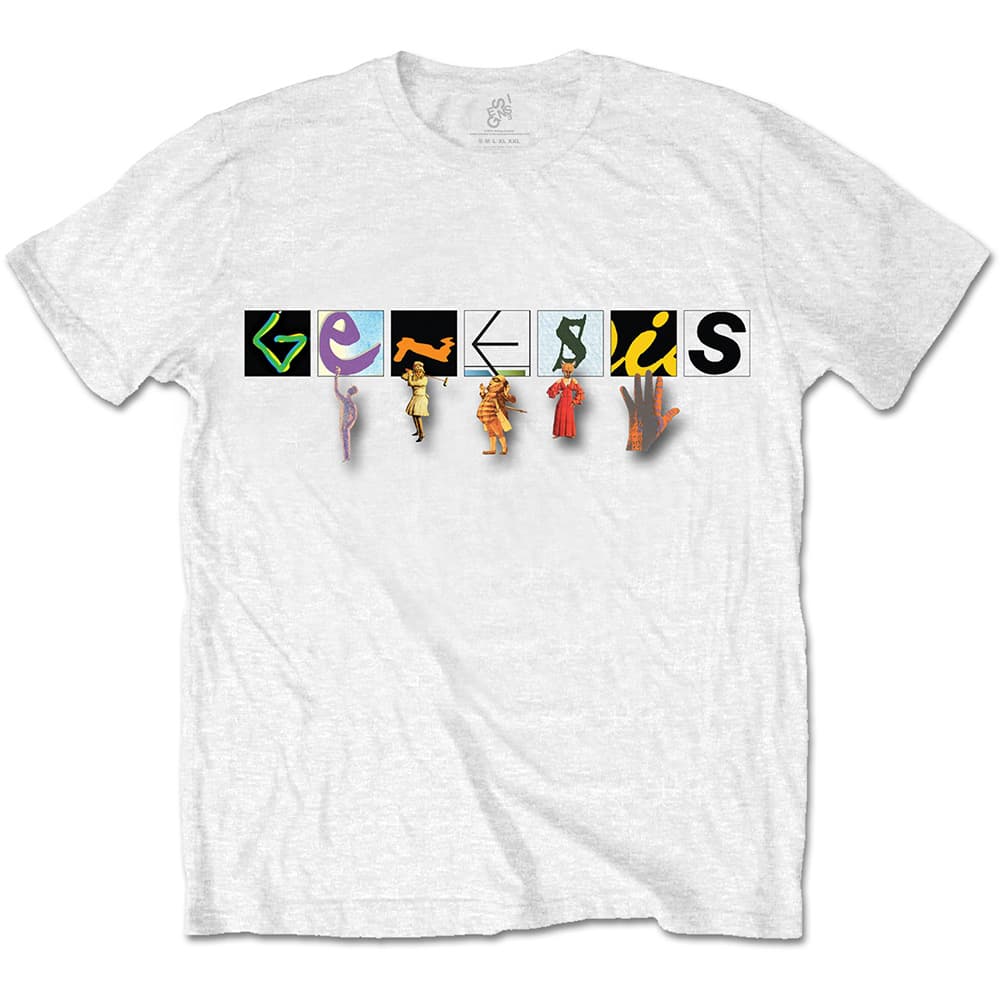 Tričko Genesis - Characters Logo, Unisex,Biela,M