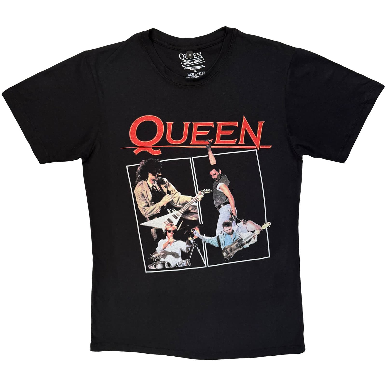 Tričko Queen - Poster, Unisex,Čierna,XL