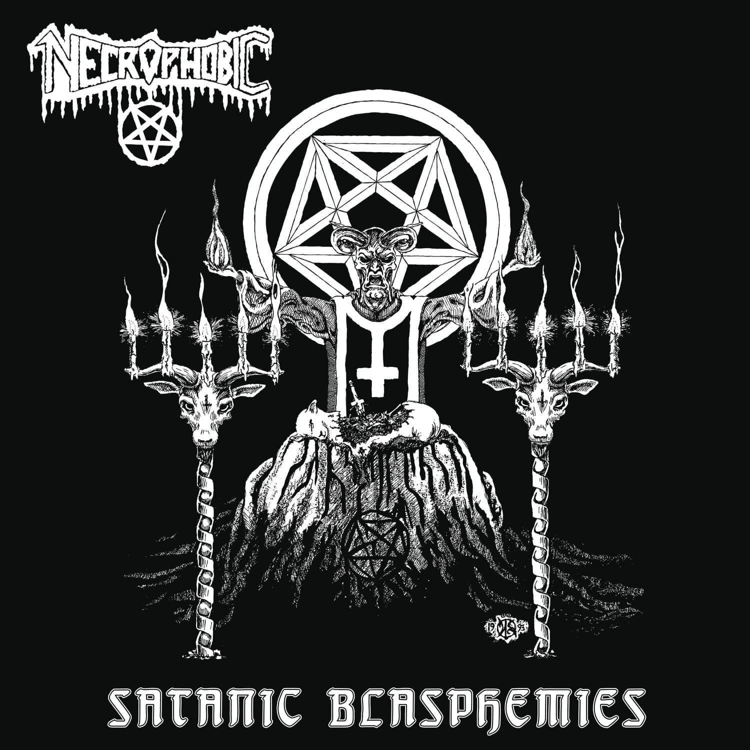Vinyl Necrophobic - Satanic Blasphemies (Re-Issue 2022)