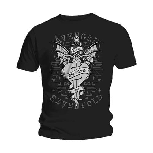 Tričko Avenged Sevenfold A7X - Cloak & Dagger, Unisex,Čierna,S