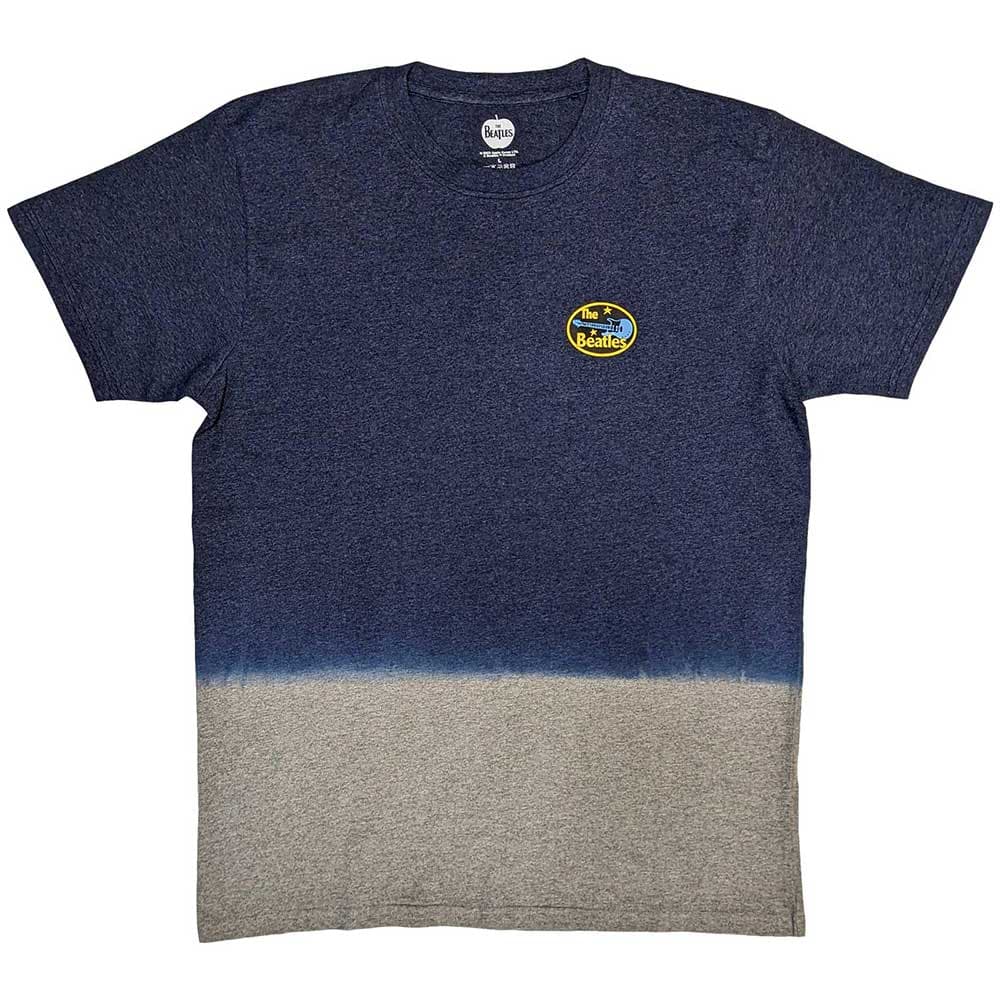Tričko The Beatles - Oval Logo, Unisex,Modrá,M