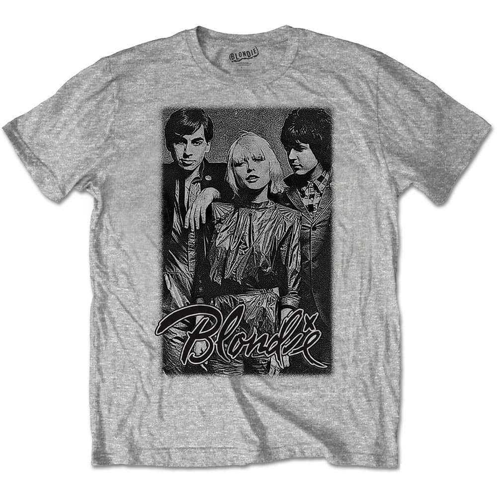 Tričko Blondie - Band Promo, Unisex,Šedá,S