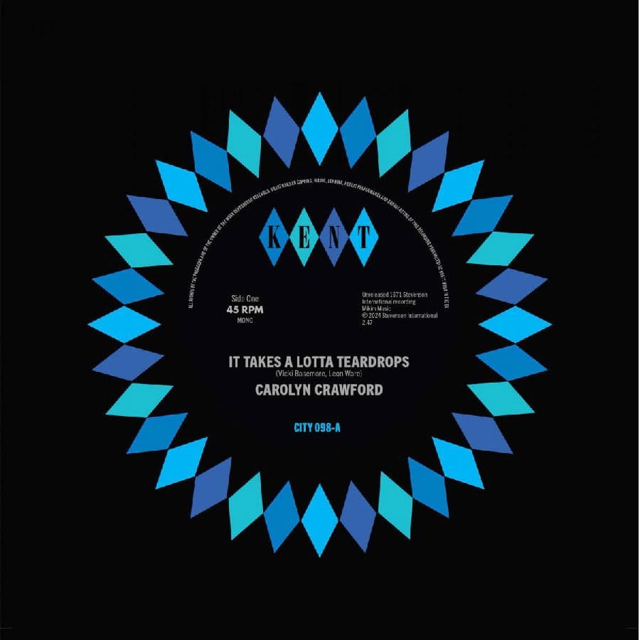 Vinyl Carolyn Crawford - 7-IT TAKES A LOTTA TEARDROPS / I M IN LOVE