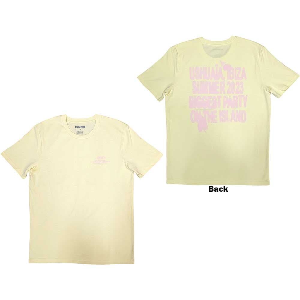Tričko Calvin Harris - Summer '23, Unisex,Žltá,M
