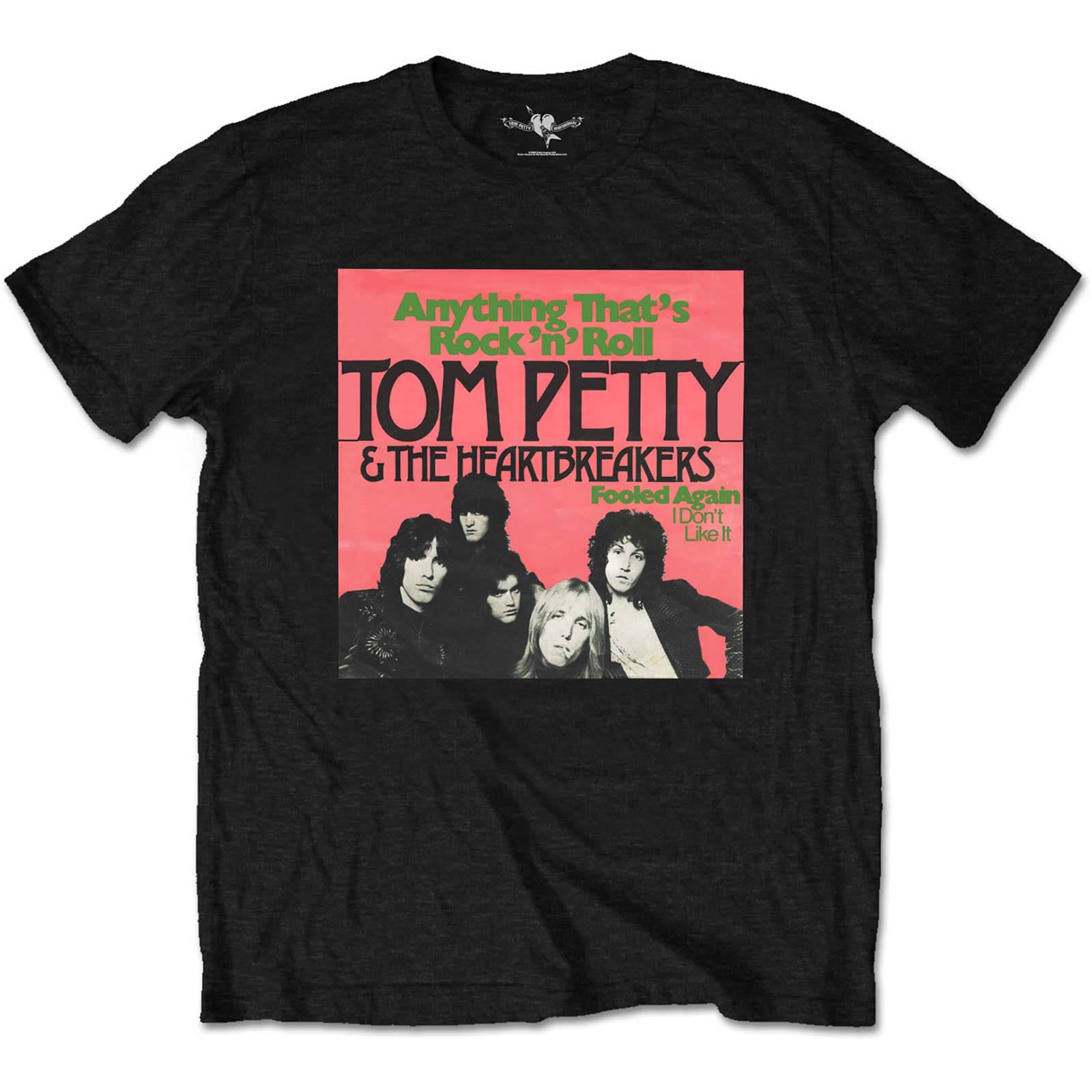Tričko Tom Petty & The Heartbreakers - Anything, Unisex,Čierna,L
