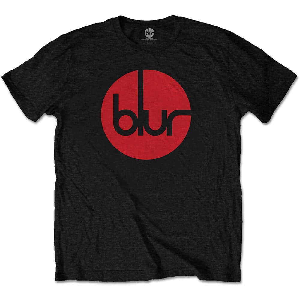 Tričko Blur - Circle Logo, Unisex,Čierna,M