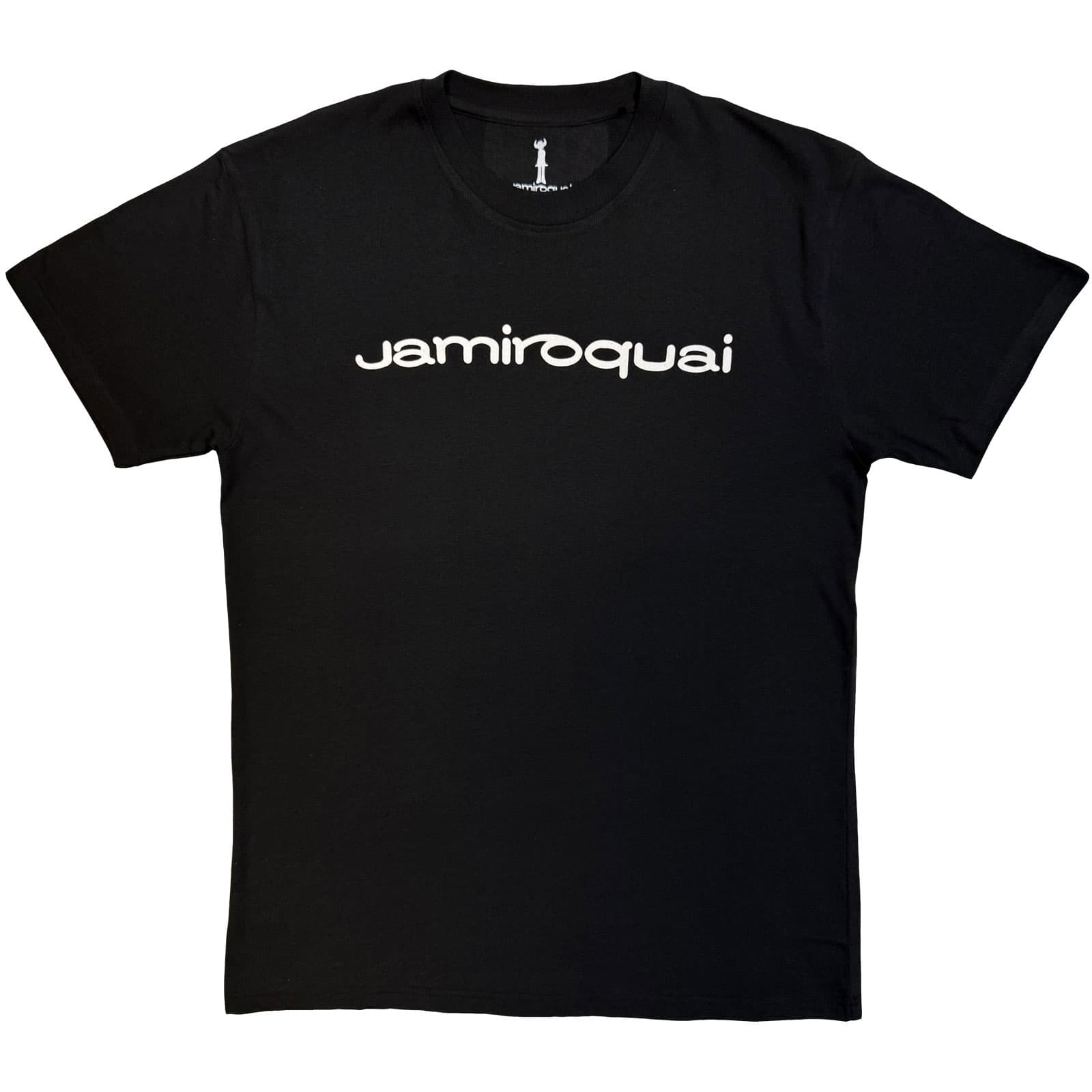 Tričko Jamiroquai - Logo Mono, Unisex,Čierna,M