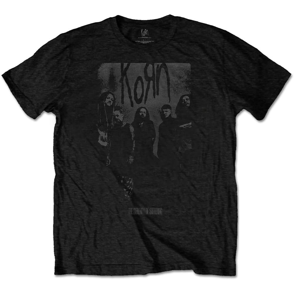Tričko Korn - Knock Wall, Unisex,Čierna,L