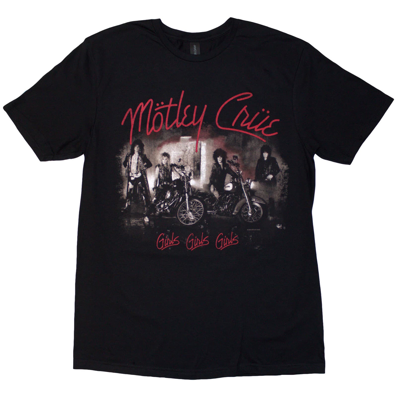 Tričko Motley Crue - Girls, Girls, Girls Vintage, Unisex,Čierna,XXL
