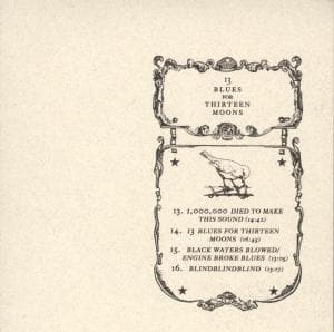 CD A Silver Mt. Zion - 13 BLUES FOR THIRTEEN MOONS