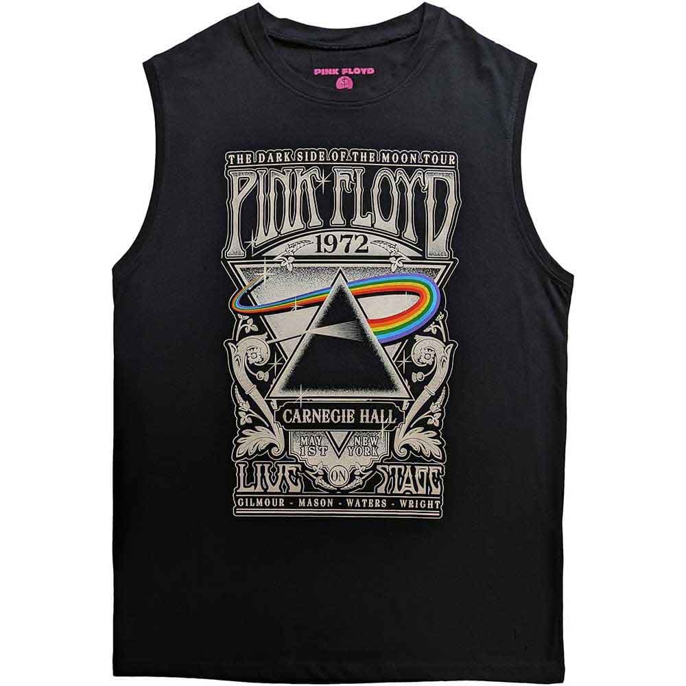Tielko Pink Floyd - Carnegie Hall Poster, Unisex,Čierna,L