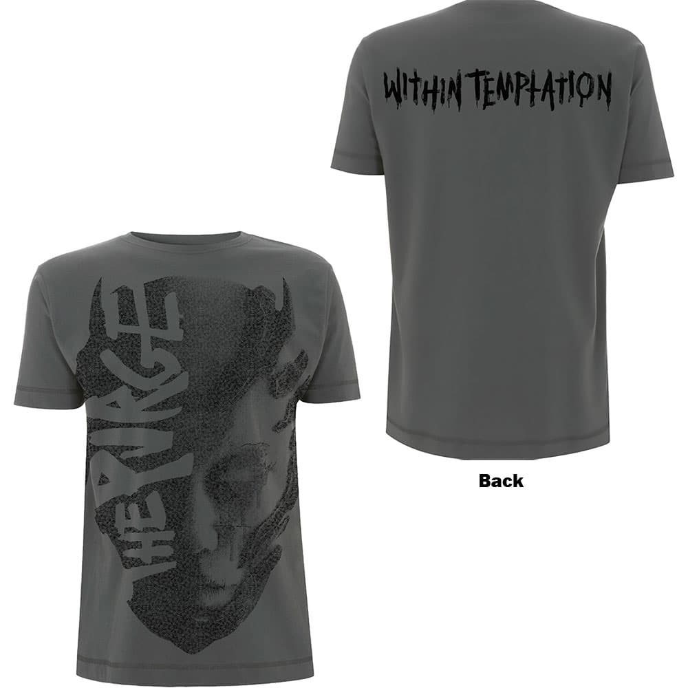 Tričko Within Temptation - Purge Jumbo, Unisex,Šedá,M