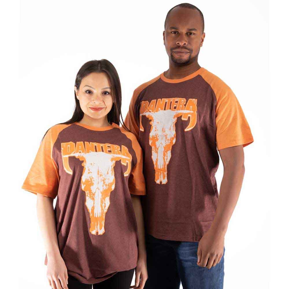 Tričko Pantera - Skull, Unisex,Hnedá,L