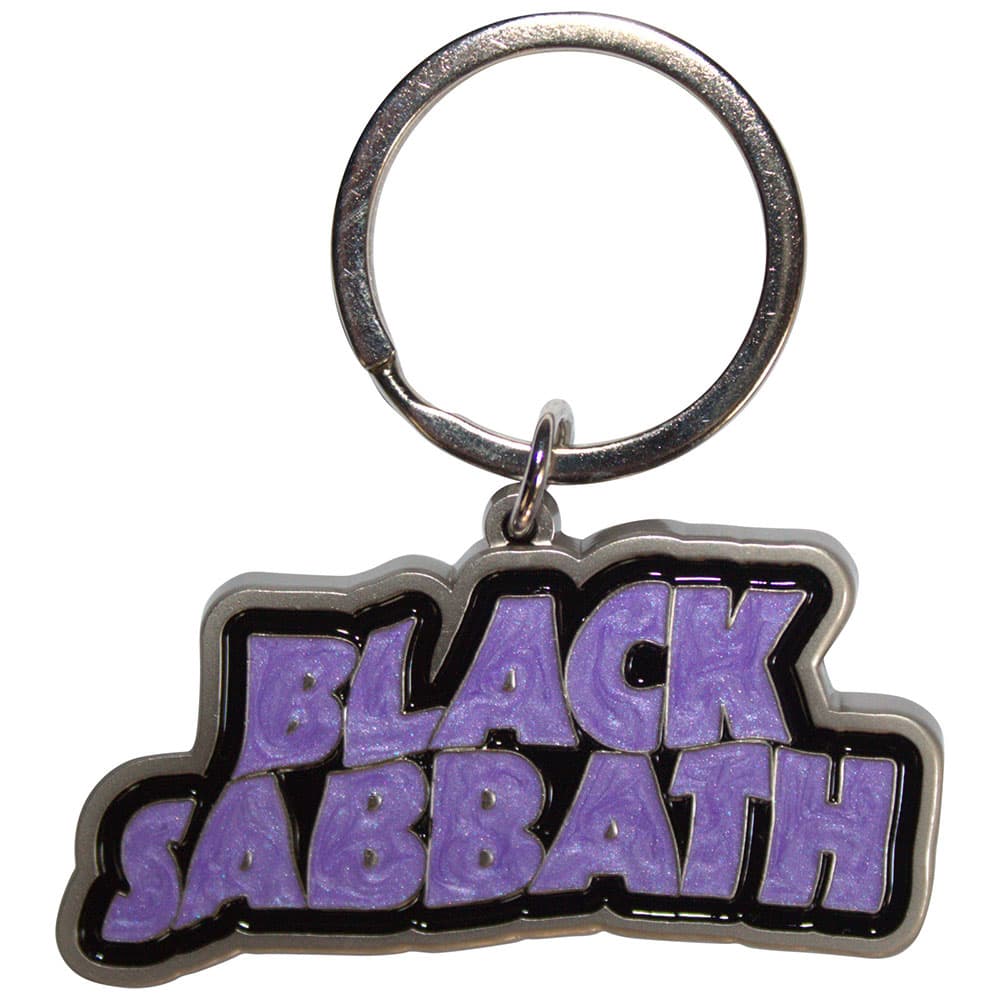 Kľúčenka Black Sabbath - Wavy Logo Bordered