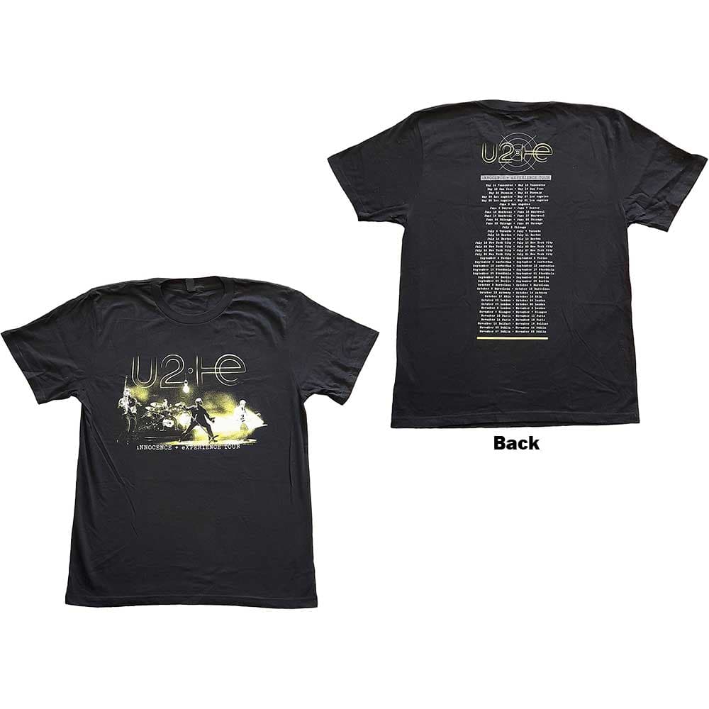 Tričko U2 - Stage Photo, Unisex,Čierna,S