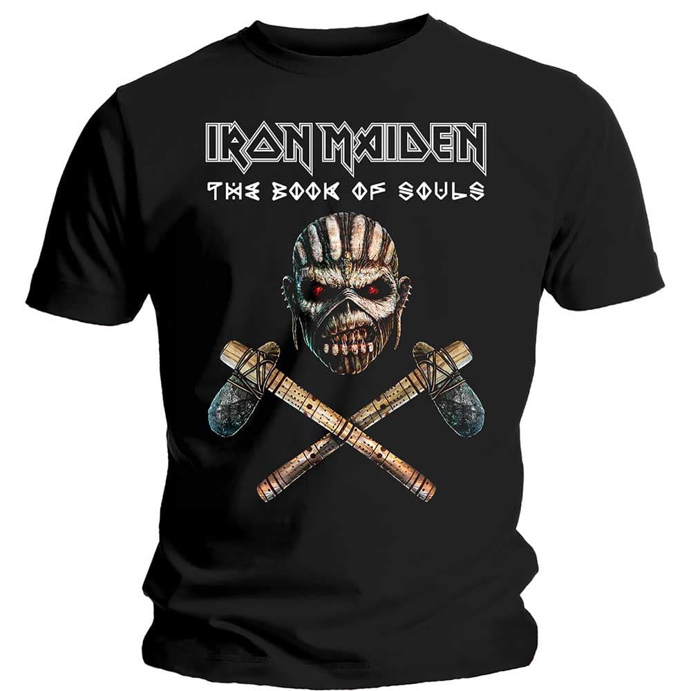 Tričko Iron Maiden - Axe Colour, Unisex,Čierna,M