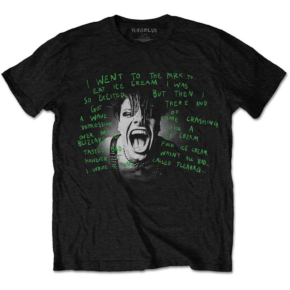 Tričko Yungblud - Lyric Photo, Unisex,Čierna,M